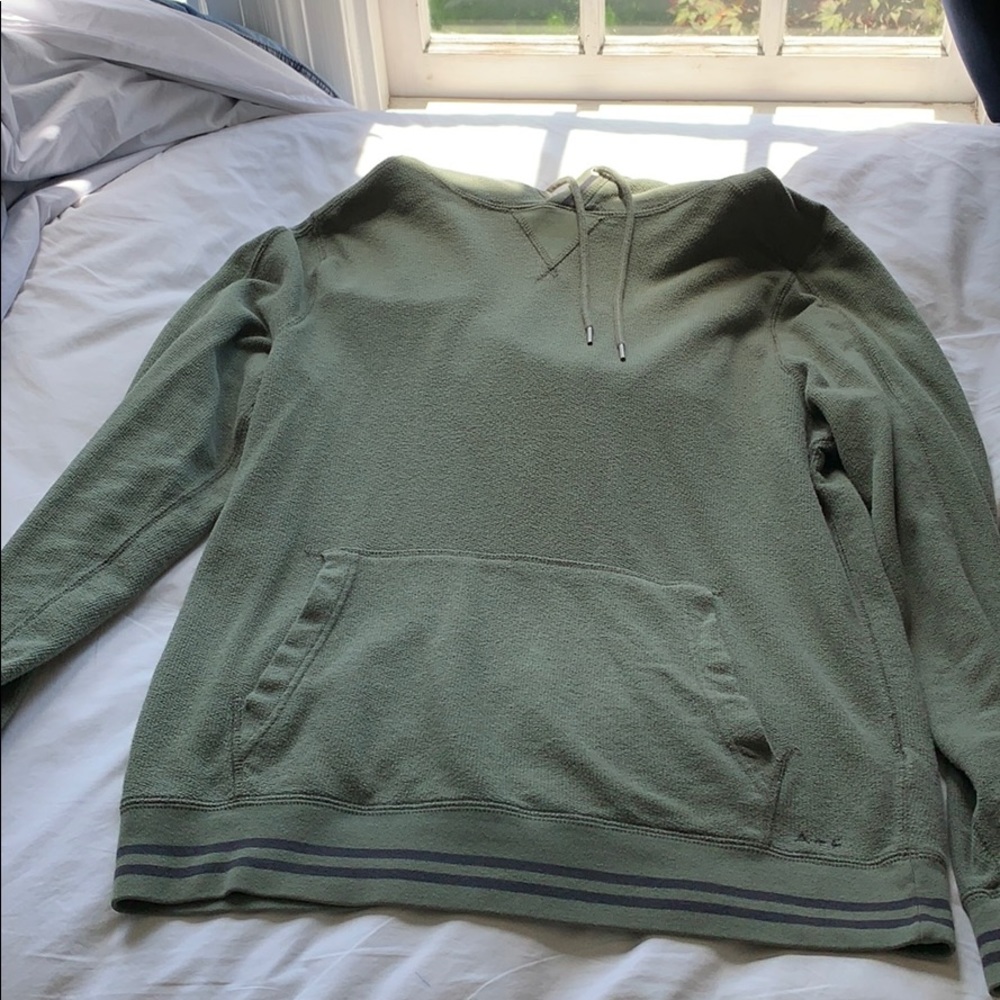 Green hooded shirt by A&F